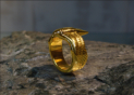 Falken-Ring in Gold